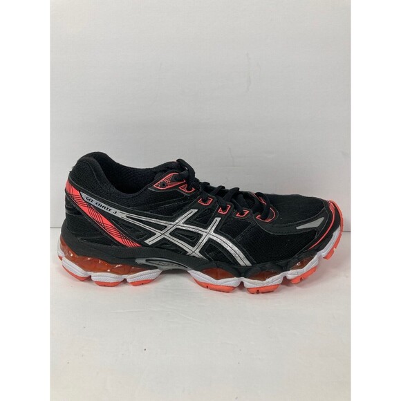 ASICS Gel-Evate 3 Women's Size 7 Running Shoes Black Orange Silver T566N EUC - Picture 4 of 8